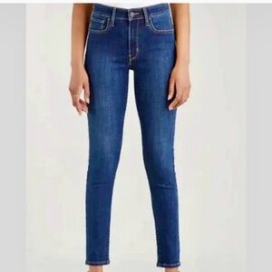 Classic Blue Women's Jeans Levi’s 721 High Rise Skinny Sz 26 X 32 NWT